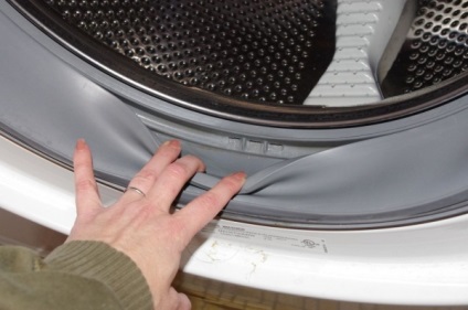 Cum să curățați o bandă elastică într-o mașină de spălat, fotografie