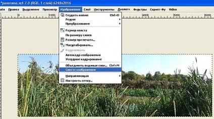 Cum se face o fotografie panoramică într-un editor grafic