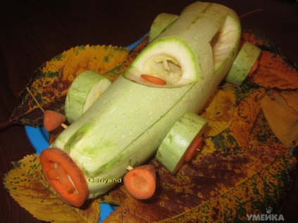 Cum să faci o mașină de artizanat dintr-o măduvă de legume - ithour