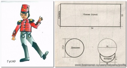 Hogyan készítsünk egy huszár sapkát papírról, szerencsés autóról