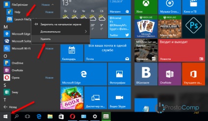 A program (alkalmazás) eltávolítása a Windows 10-ben