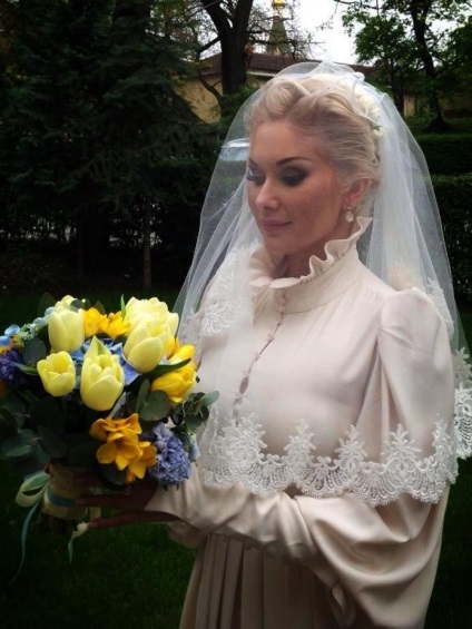 Katya Buzhinskaya sa căsătorit în Bulgaria (prima fotografie)