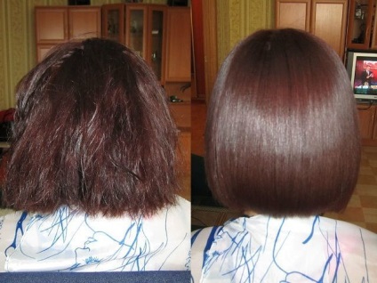 Îndepărtarea părului de Keratin în salon