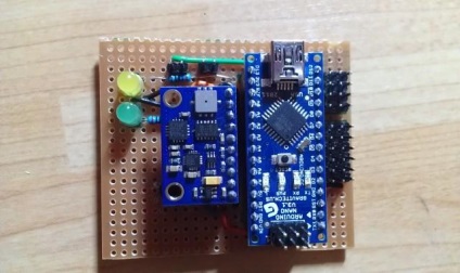 Controler pentru mâinile proprii arduino bazate pe quadrocopter