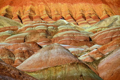 Stânci roșii de changye danxia