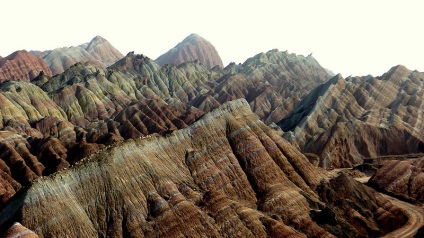 Stânci roșii de changye danxia