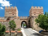 Cetatile zidurilor din Constantinopol (peretii Feodosia) din Istanbul, Turcia