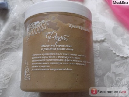 Masca pentru crema de par frumusete-fort - 