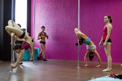Cursuri de masterat de dans pe stâlpul de la Elizabeth Marchenko, despre dansurile din Belarus