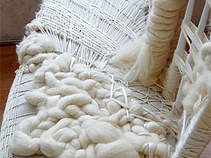 Mobilă tricotată de ace - târg de meșteșugari - manual, manual