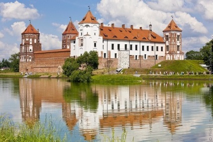 Castelul Mir din Belarus, fotografie a castelului