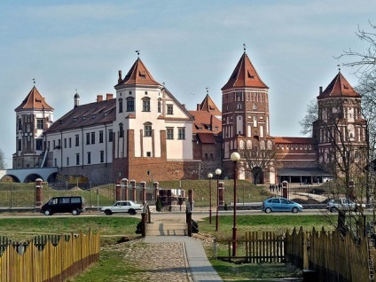 Castelul Mir din Belarus, fotografie a castelului