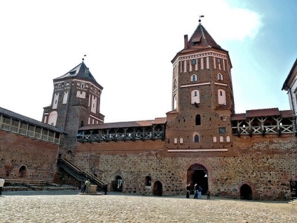 Castelul Mir din Belarus, fotografie a castelului