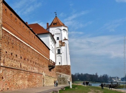 Castelul Mir din Belarus, fotografie a castelului