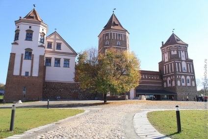 Castelul Mir din Belarus, fotografie a castelului