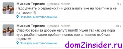 Mikhail Terekhin a părăsit proiectul, casa a 2-a
