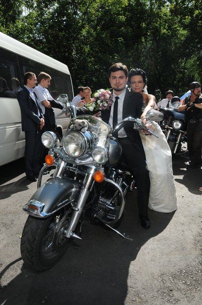 Motorkerékpár - Moszkva esküvői motorkerékpárja