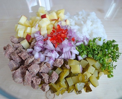 Salată de carne cu orez