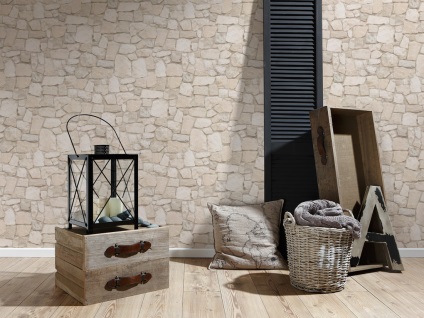 Imagini de fundal cu imitație de zidărie, piatră, mesteacăn și lemn în interior