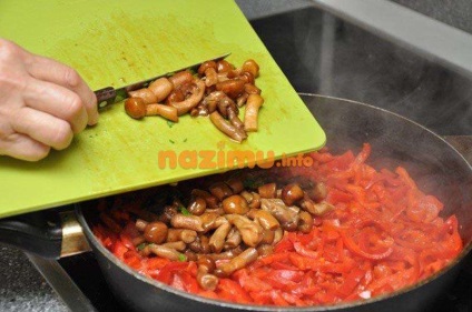 Opyat paradicsommal harang paprikával - fotó recept a lépésről lépésre főzésre