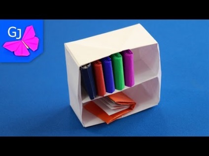 Origami dintr-o găleată de hârtie pentru gunoi