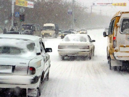 Caracteristicile de conducere în timpul iernii