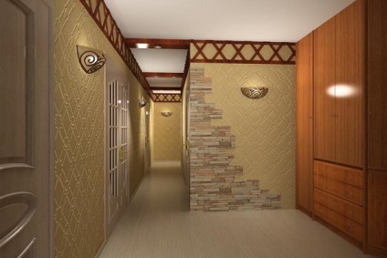 Opțiuni de design pentru decorarea coridorului, materiale preferate
