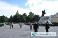 Пам'ятники санкт петербурга - Петру першому, Катерині Великій, Пушкіну, Ломоносова, пам'ятники