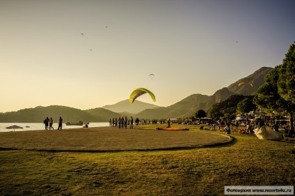 Parapanta în Ölüdeniz, fethiye (Turcia)