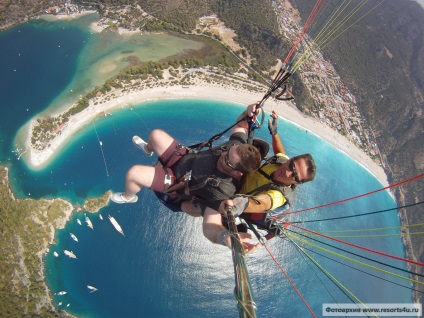 Parapanta în Ölüdeniz, fethiye (Turcia)