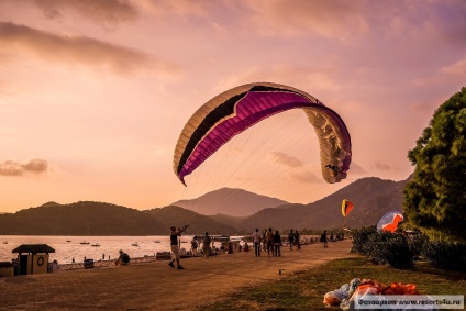 Parapanta în Ölüdeniz, fethiye (Turcia)