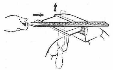 Secvența de tăiere a plăcilor din oțel în dimensiune 100x50x12 mm - tăiere și control -