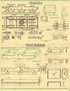 Construcția modelului de locomotivă electrică wv 23