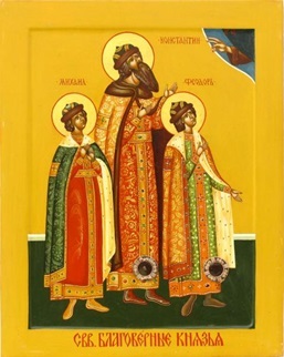 Ortodoxia bunăvoinței - prinții credincioși ai lui Murom Constantin, Mihail și Teodor