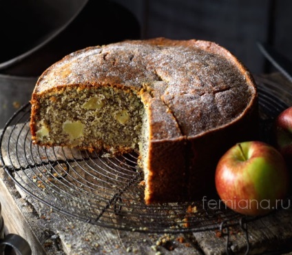 Recept dakuaz-torta a diófélék és a diófélék meringájával, femiana