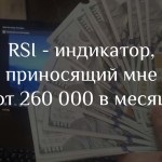 Rsi este un indicator care mă aduce de la 260 de tone