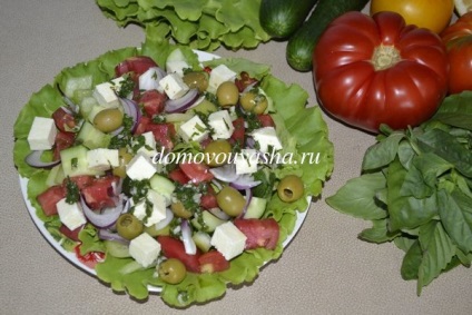 Salată greacă cu brynza pas cu pas rețetă cu fotografii, cunoștințe populare din kravchenko anatolia