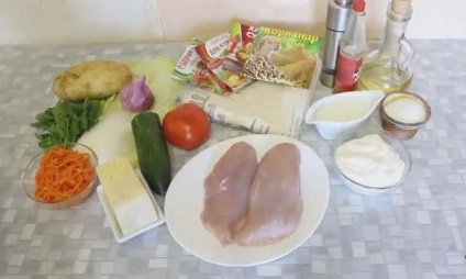 Shaurma csirkével, klasszikus egyszerű recept (egyszerű) Shaurma csirkével, klasszikus egyszerű recepttel