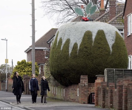 O budincă continuă pozitivă de Crăciun în viața Angliei