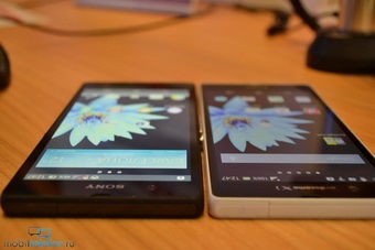 Comparație între ecrane japoneze și europene xperia z