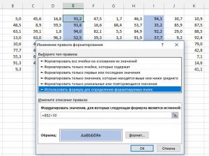 Formarea condiționată în Excel funcționează, vă odihniți