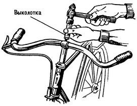 Reglarea instalării dispozitivului și repararea unei biciclete
