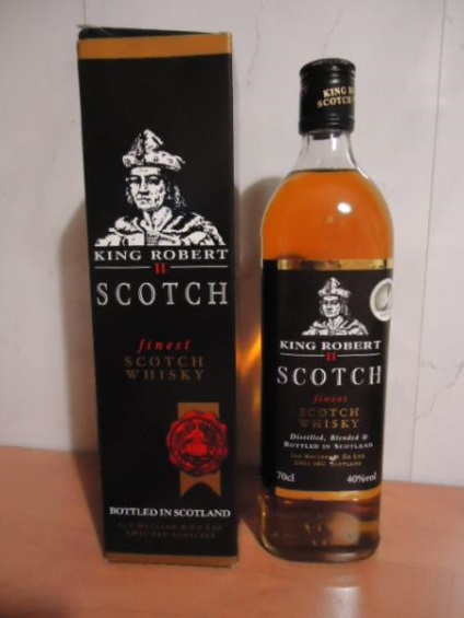Whisky regele robert ii (regele Roberta ii) - caracteristicile brandului