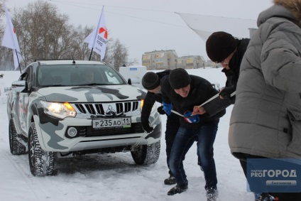 În Syktyvkar, a treia etapă a cursei 