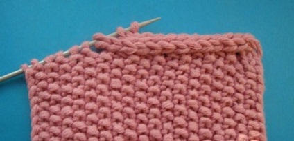 Buclele de închidere cu ace de tricotat cu ajutorul unui cordon