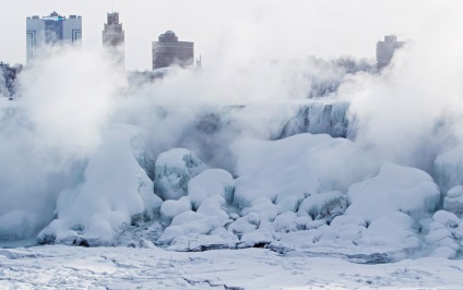 Fagyasztott Niagara-vízesések, fotóhírek