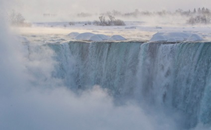 Fagyasztott Niagara-vízesések, fotóhírek