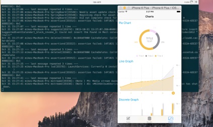 Lansați aplicații ios din consola dispozitivului și simulatorului