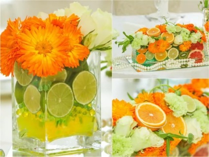 Design de nunta galben-portocalie alege culoarea fericirii