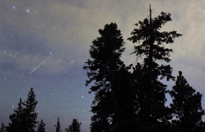 Starfall sau Perseid meteor shower, știri de fotografie